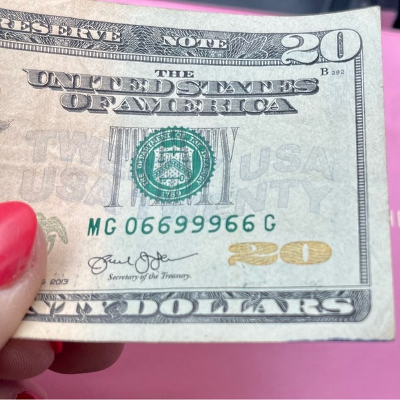 Rare Fancy Serial Number 06699966 US Currency Federal Reserve Banknote - Picture 3 of 3